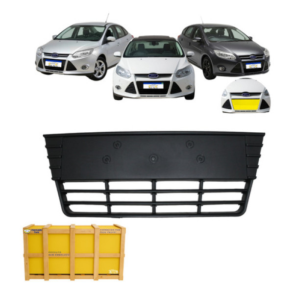 Grade Central Focus 2014 2015 S Se Hatch/sedan Preto Texturizado