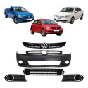 Parachoque Gol G5 2009 2010 2011 2012 2013 Saveiro Voyage Preto