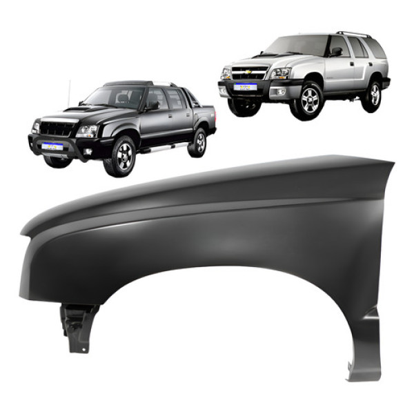 Paralama S10 Blazer Pit Bull 2001 2002 2003 2004 A 2011 Le Esquerdo Motorista