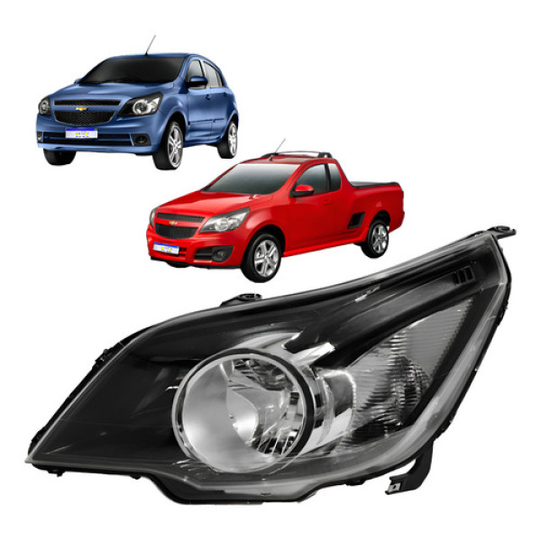 Farol Gm Agile Montana 2009 2010 2011 2012 A 2021 Novo L.e Esquerdo