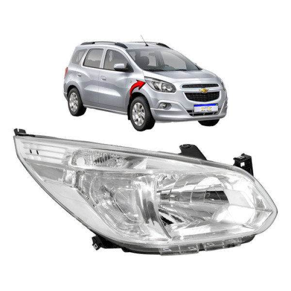 Farol Chevrolet Spin 2012 2013 2014 2015 2016 2017 2018 L.d