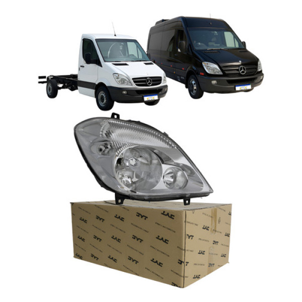 Farol Mercedes Sprinter 2013 A 2016 Direito Lado Carona Novo Direito/passageiro