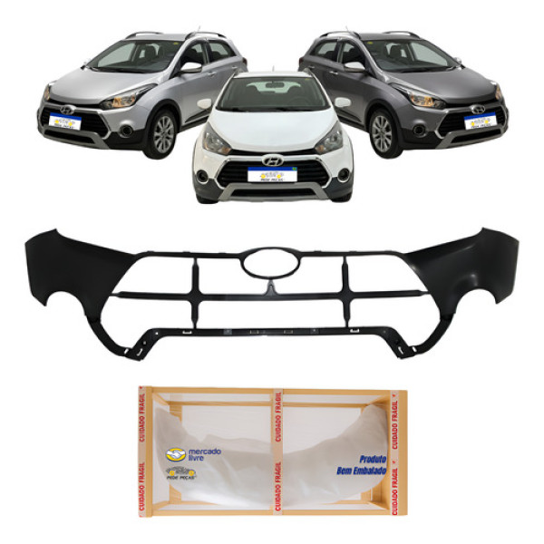Parachoque Hb20x 2016 2017 2018 2019 Original Novo Preto