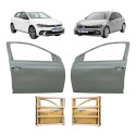 Par Porta Dianteira Volkswagen Polo Gts 2017 18 19 20 A 2026 Dianteira Ambos Lados Cinza Para Pintura