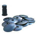 Borração Parachoque Ford F1000 1993 A 1995 C/ Kit Fixação