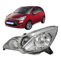 Farol Citroen C3 2013 2014 2015 2016 2017 2018 2019 2020 Le Esquerdo/motorista