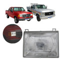Farol Ford F1000 F4000 1993 A 1995 Direito Lado Passageiro Direito/passageiro