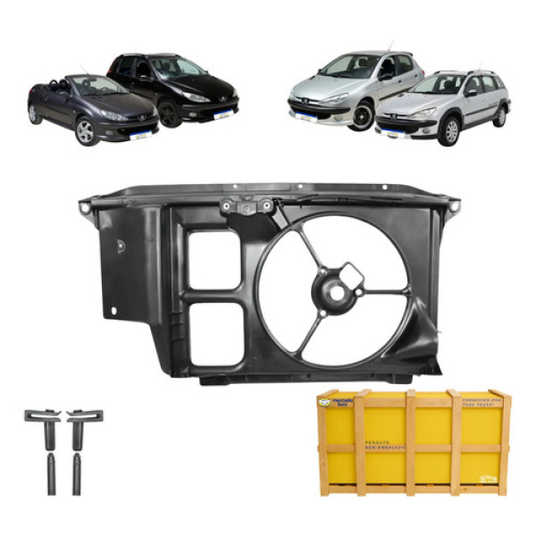Mini Frente Peugeot 206 1999 2000 01 02 03 04 A 2010 Sem Ar