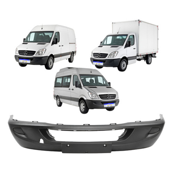 Parachoque Dianteiro Sprinter 2012 2013 2014 2015 16 S/furo Preto