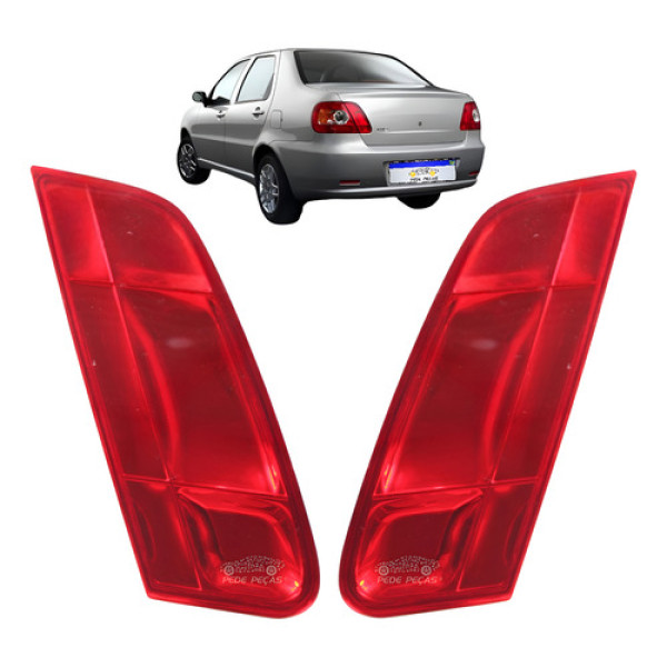 Par Lanterna Tampa Fiat Siena 2004 2005 2006 2007 A 2012