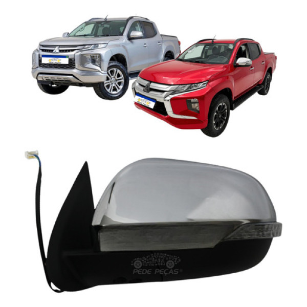 Retrovisor Le Mitsubishi Triton 2021 A 2025 C/pisca Elétrico