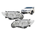 Par Farol Toyota Corolla 2011 2012 2013 2014 Cromado Novo