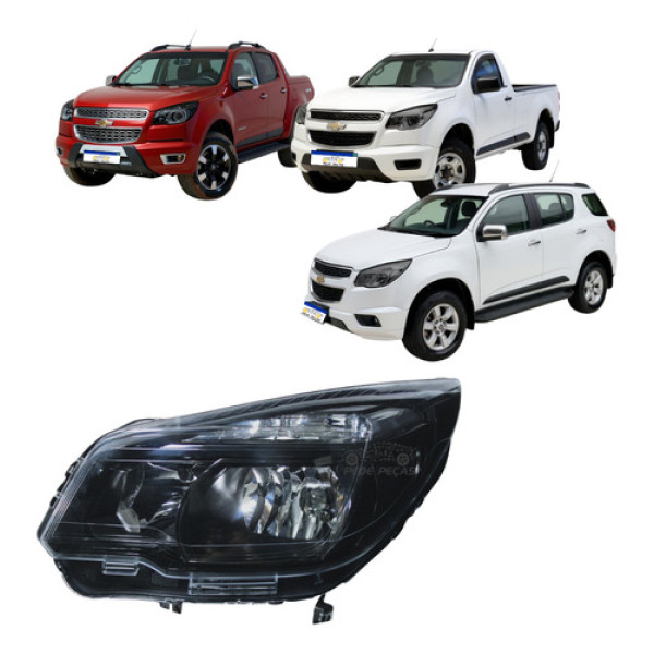 Farol Mascara Negra Le Gm Trailblazer S10 2012 2013 A 2016