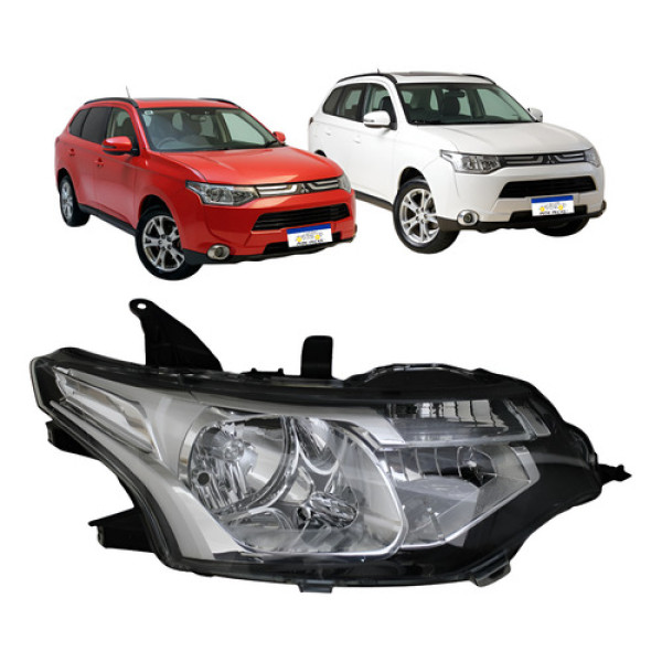 Farol Direito Mitsubishi Outlander 2014 2015 Novo S/projetor