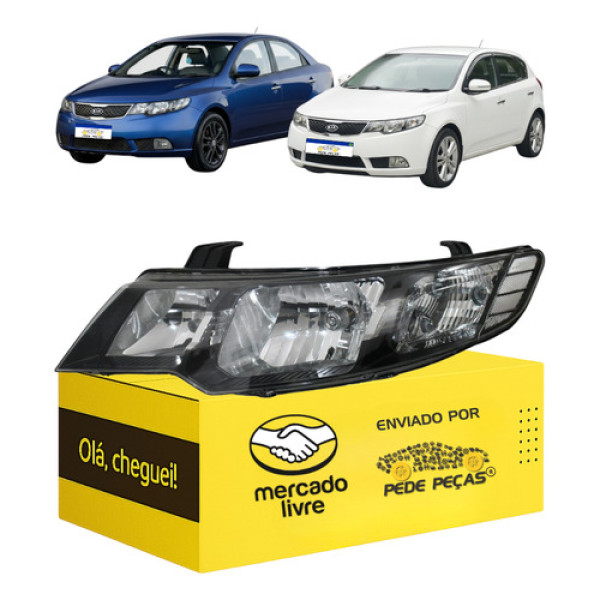 Farol Sinaleira Kia Cerato 2009 2010 2011 2012 2013 L.e Esquerdo/motorista