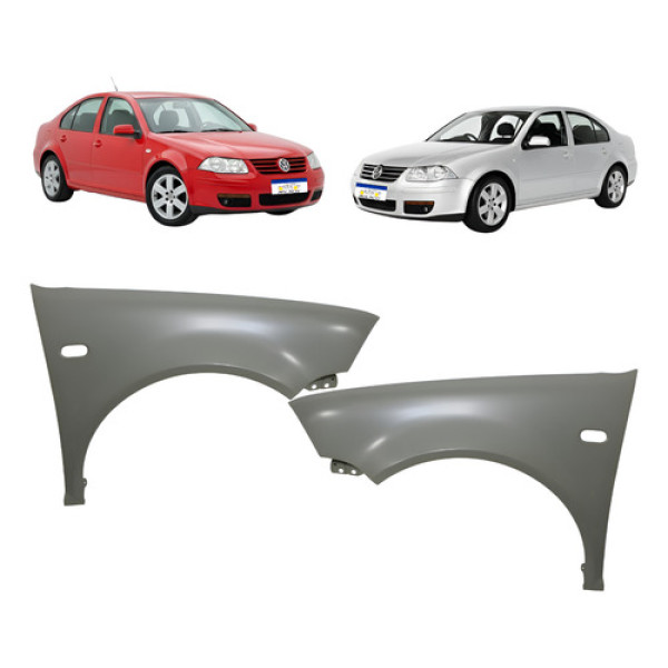 Par Paralama Vw Bora 2007 2008 2009 2010 2011 C/f Pisca Dianteiro Ambos Os Lados