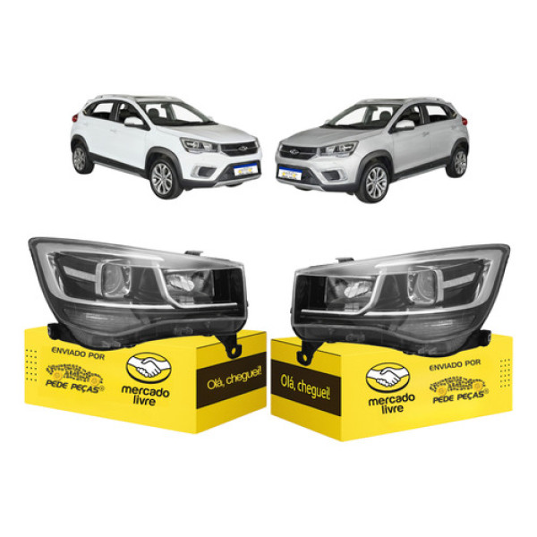 Par Farol Sinaleira Chery Tiggo 2 2018 2019 A 2022 Novo Ambos Lados