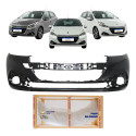Parachoque Dianteiro Peugeot 208 17 18 2019 2020 Novo Preto