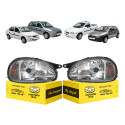 Par Farol Farol Corsa Classic Wagon Pickup 1994 A 2010 Ambar Ambos Lados