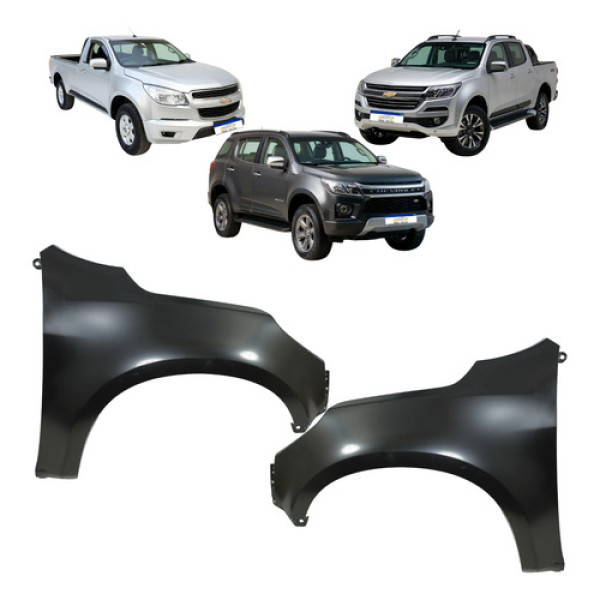 Par Paralama Chevrolet S10 Trailblazer 2013 2014 A 2024