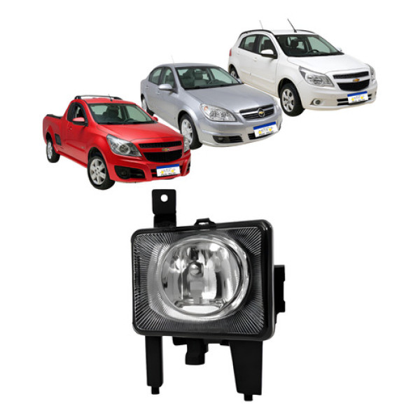 Farol Milha Ld Chevrolet Vectra 2006/2012 Montana 2011/2021 Cristal Direito/passageiro