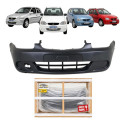 Parachoque Dianteiro Gm Corsa 2000 A 2008 S/furo Preto