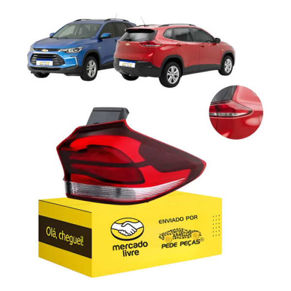 Lanterna Sinaleira Tracker 2020 21 22 A 2025 S/led Canto L.d Direito/passageiro Fumê