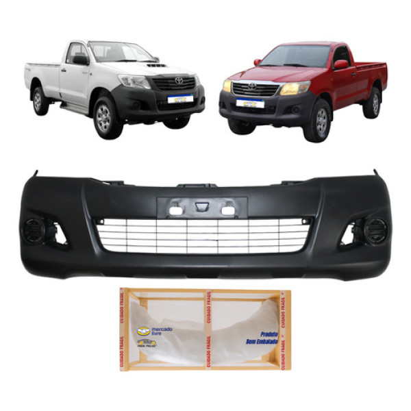 Parachoque Hilux 2012 2013 2014 2015 Cabine Simples Preto