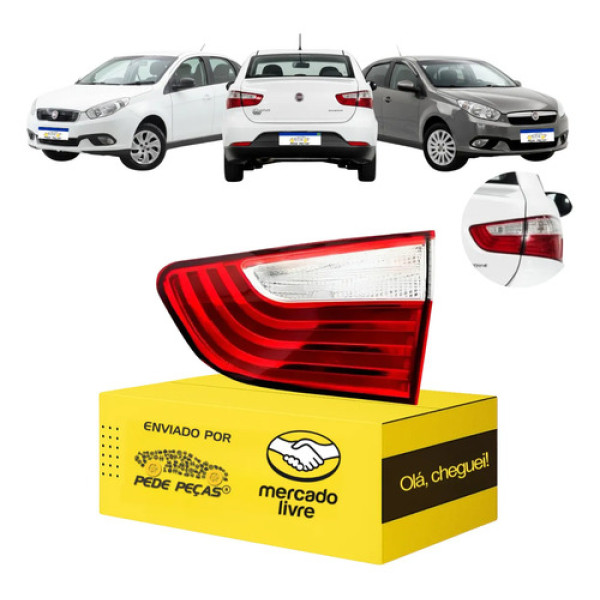 Lanterna Grand Siena Tampa 2012 2013 2014 2015 2016 A 21 L.d Direito Vermelho