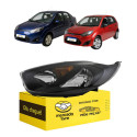 Farol Fiesta Rocam 2010 2011 A 2014 Mascara Negra Novo Esquerdo/motorista