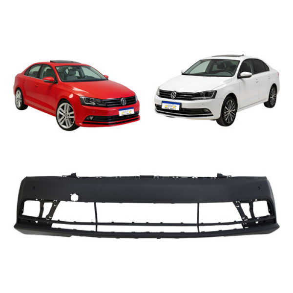 Para-choque Dianteiro Jetta 2015 A 2018 Com Furo Sensor Novo Preto