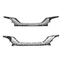 Kit Parachoque Grades Peugeot 208 Griffe 2021 22 23 2024 Preto/cromado Cromado