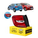 Lanterna Traseira Sandero 2020 2021 2022 Canto C/led L.e Esquerdo/motorista Cristal