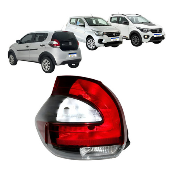 Lanterna Mobi 2017 2018 2019 2020 2021 22 23 A 2026 L.e - Esquerdo/motorista - Vermelho