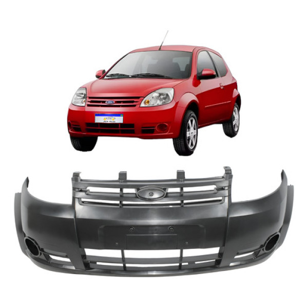 Parachoque Dianteiro Ford Ka 2008 2009 2010 2011 Novo Preto
