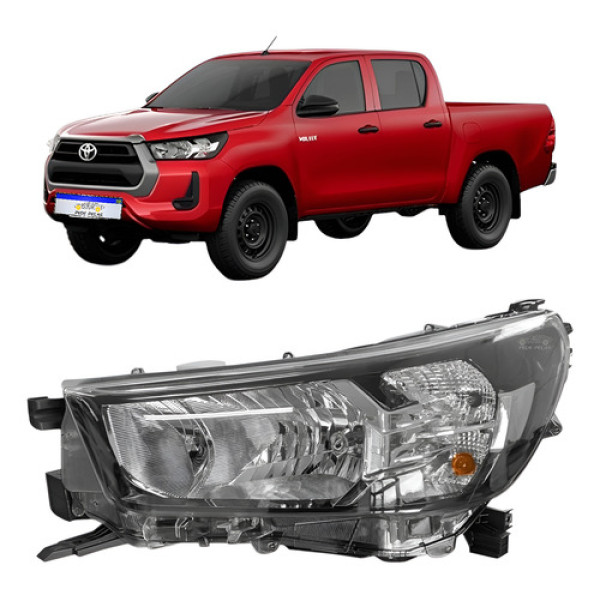 Farol Toyota Hilux 2021 2022 2023 2024 2025 S/led Manual Le