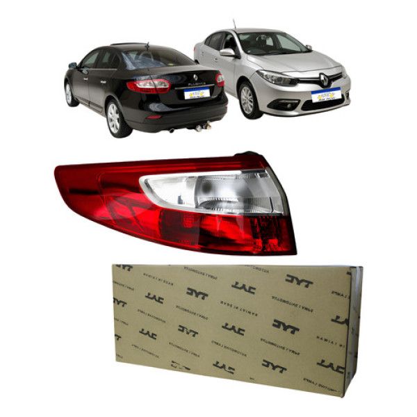 Lanterna Esquerda Renault Fluence 2011 A 2016 Canto Sem Led