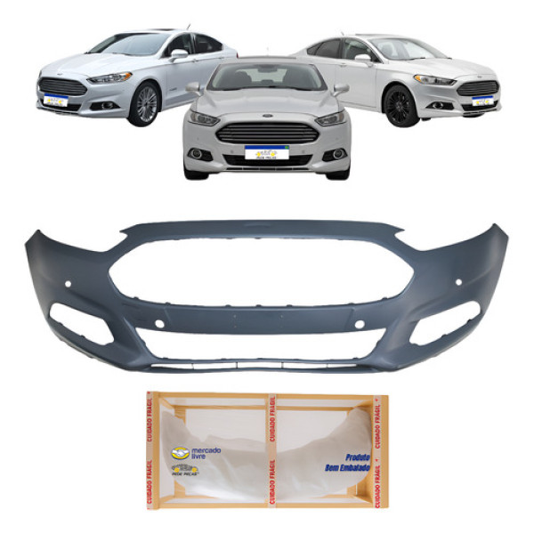 Parachoque Fusion 2013 2014 2015 2016 Full Titanium C/sensor Preto