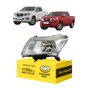 Farol Nissan Frontier 2018 2019 2020 2021 Esquerdo Cromado Esquerdo/motorista