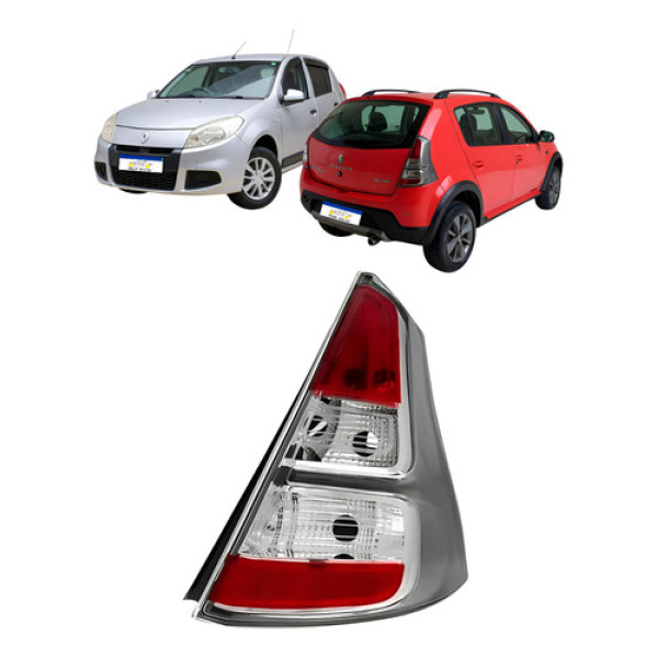 Lanterna Borda Cinza Renault Sandero Stepway 2012 A 2014  
