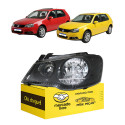 Farol Golf 2008 2009 2010 2011 2012 2013 Mascara Negra L.e Esquerdo/motorista