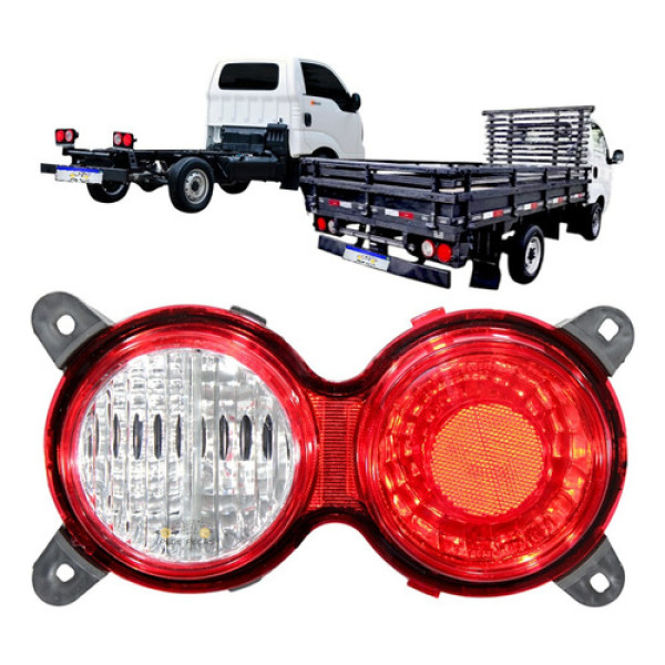 Lanterna Kia Bongo 2006 2007 2008 2009 2010 2011 A 2025 Ld Direito/passageiro Vermelho Cristal