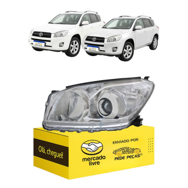 Farol Sinaleira Toyota Rav4 2009 2010 11 2012 Foco Duplo Le Esquerdo/motorista