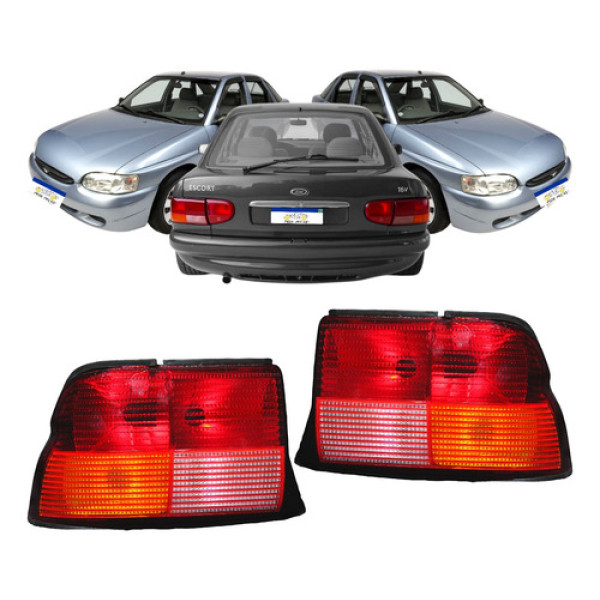 Par Lanterna Canto Ford Escort 1997 1998 1999 A 2001  Zetec