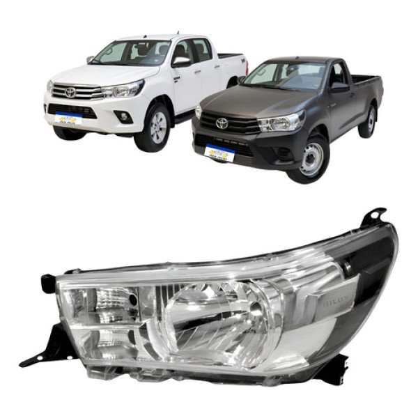 Farol Dianteiro Toyota Hilux 2016 2017 A 2021 Sem Led Novo