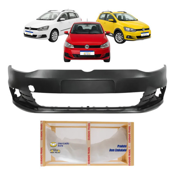 Parachoque Fox Spacefox 2015 2016 2017 2018 2019 2020 A 2022 Preto