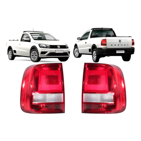 Lanterna Saveiro G7 G8 Sinaleira 2017 A 21 Bicolor Tráseira