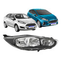 Farol Ford New Fiesta 2013 2014 2015 2016 2017 2018 2019 Ld - Direito/passageiro