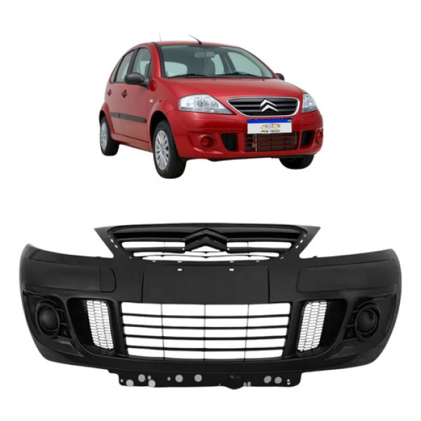Parachoque Dianteiro Citroen C3 2008 2009 2010 11 2012 Novo