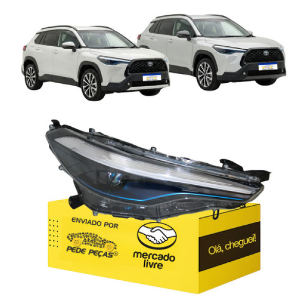 Farol Sinaleira Corolla Cross 2021 2022 2023 2024 L.d Hybrid Direito/passageiro